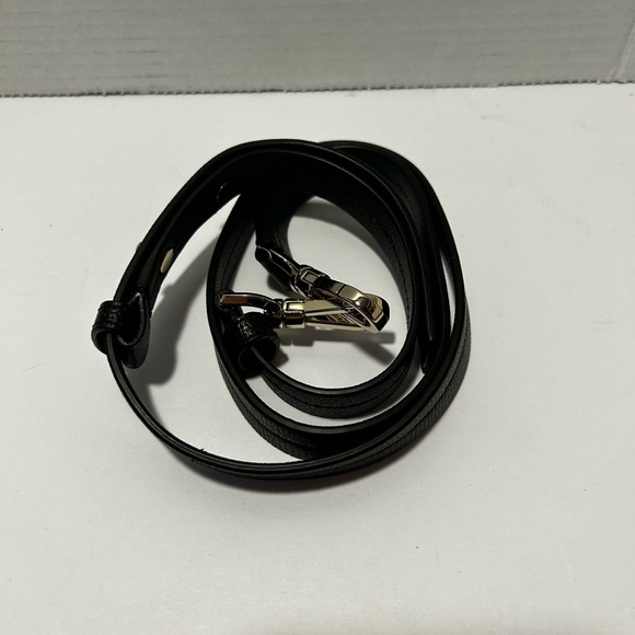 kate spade Accessories - Kate Spade Black Leather Belt with Gold Hardware